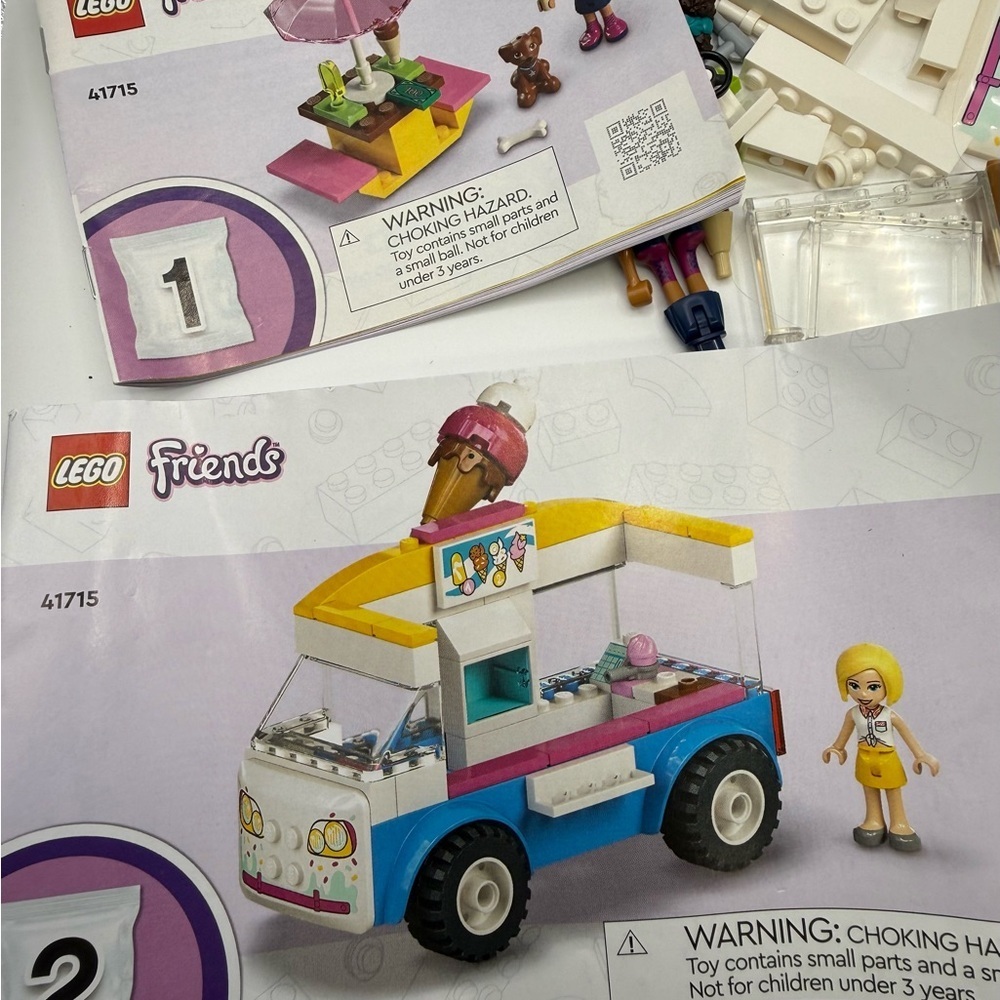 LEGO Friends Ice-Cream Truck 41715 Building Toy Set - Picture 3 of 4